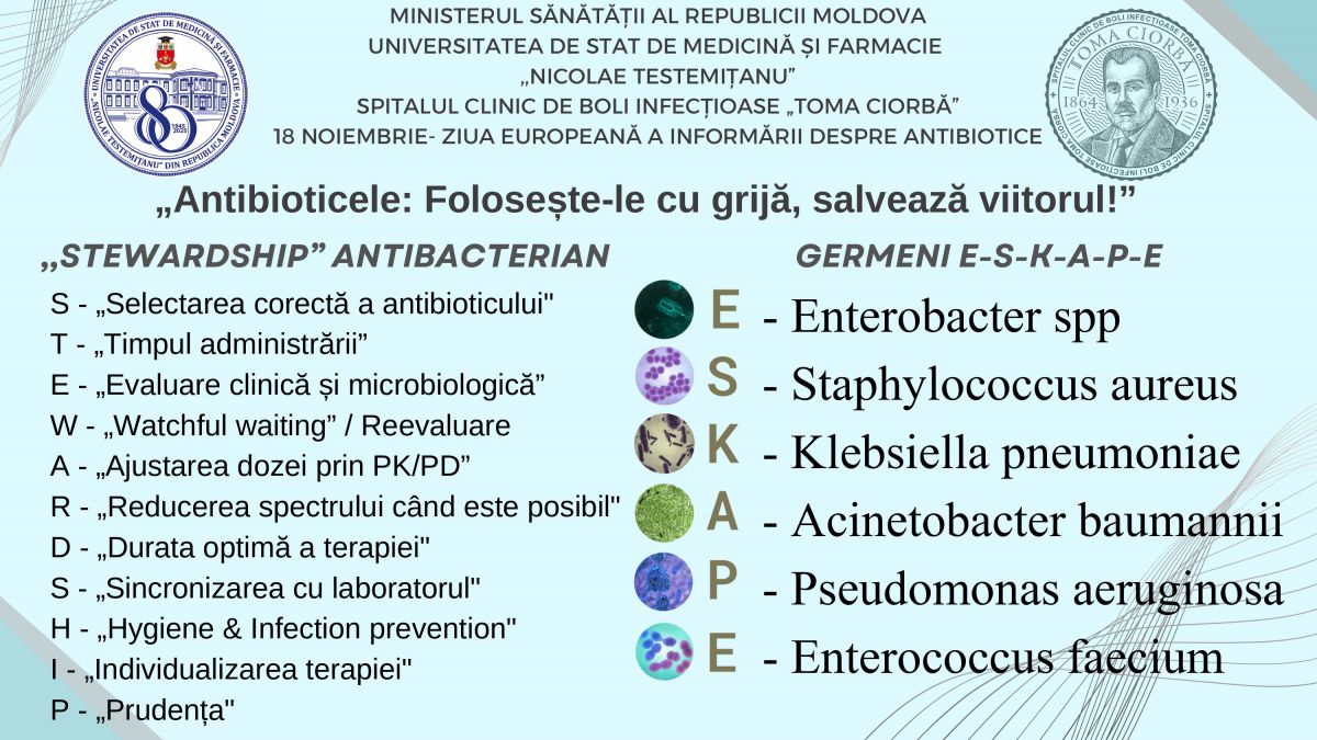 Flashmob cu genericul „Antibioticele: Folosește-le cu grijă, salvează viitorul!”